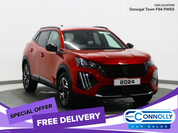 Peugeot 2008 MPV, Petrol, 2024, Red