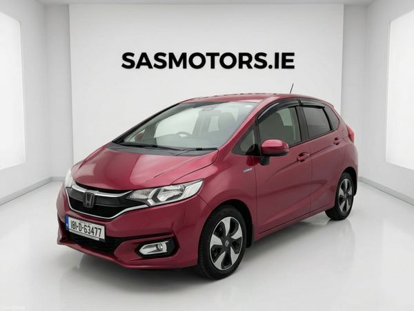 Honda Fit Hatchback, Petrol Hybrid, 2018, Red