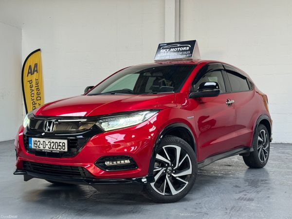 Honda Vezel SUV, Petrol Hybrid, 2019, Red