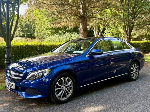 Mercedes-Benz C-Class Saloon, Petrol Plug-in Hybrid, 2016, Blue