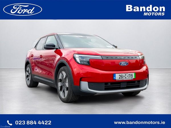 Ford Explorer MPV, Electric, 2026, Red