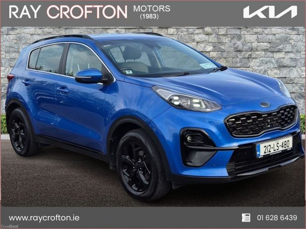 Kia Sportage SUV, Diesel Hybrid, 2021, Blue