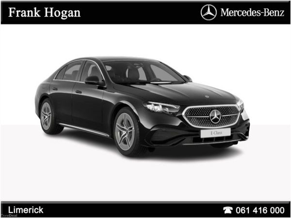 Mercedes-Benz E-Class Saloon, Diesel Hybrid, 2027, Black