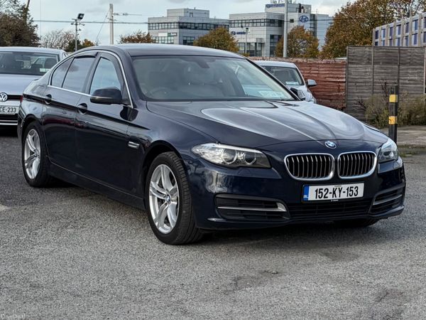 BMW 5-Series Saloon, Diesel, 2015, Blue