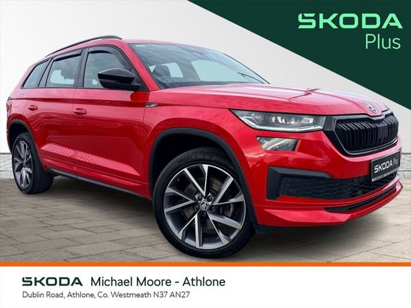 Skoda Kodiaq SUV, Diesel, 2024, Red