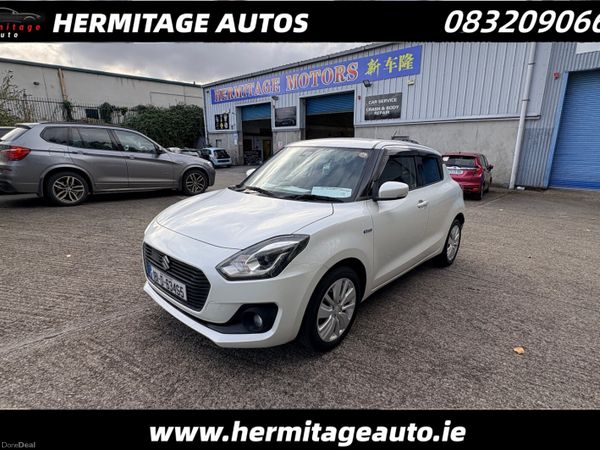 Suzuki Swift Hatchback, Petrol Hybrid, 2018, White