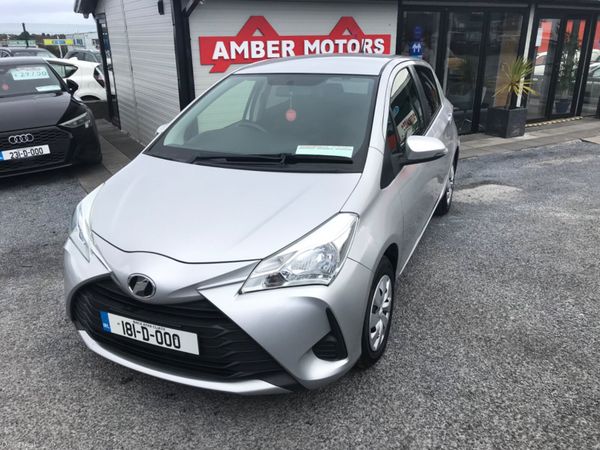 Toyota Vitz Hatchback, Petrol, 2018, Silver