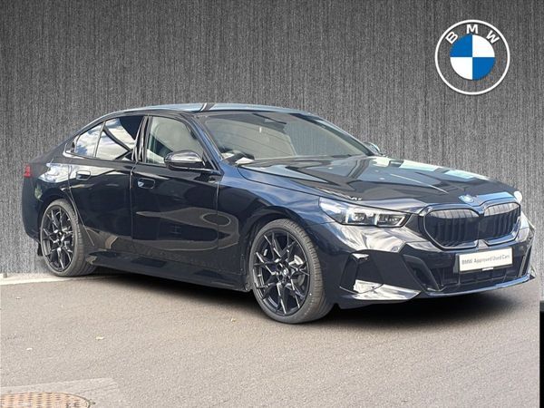 BMW 5-Series Saloon, Petrol Plug-in Hybrid, 2026, Black