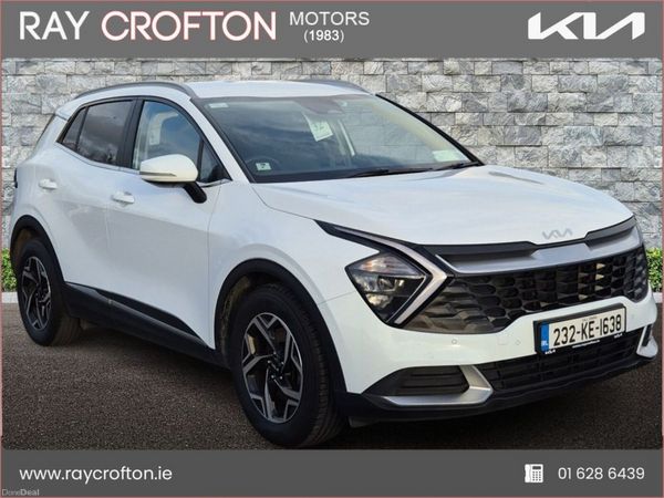 Kia Sportage SUV, Diesel Hybrid, 2023, White