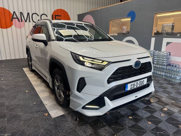Toyota RAV4 SUV, Petrol Hybrid, 2023, White