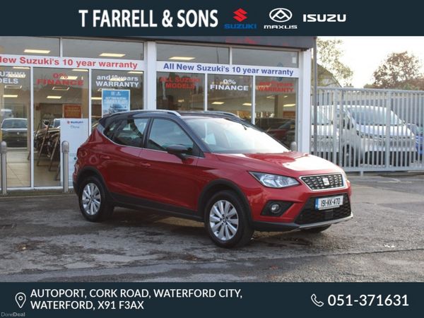 SEAT Arona Hatchback, Petrol, 2019, Red
