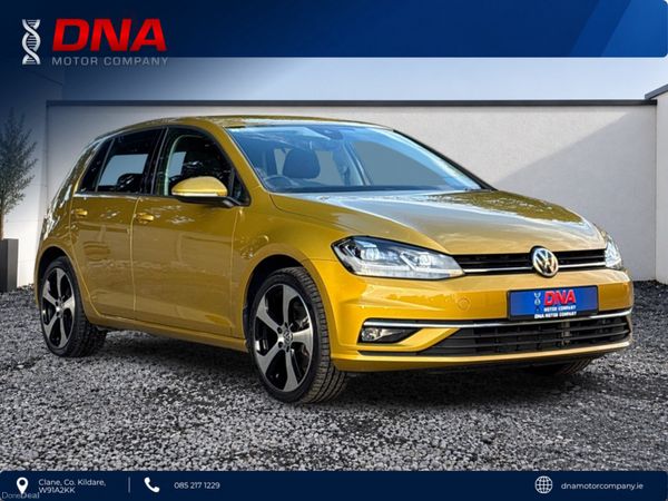 Volkswagen Golf Hatchback, Petrol, 2019, Yellow