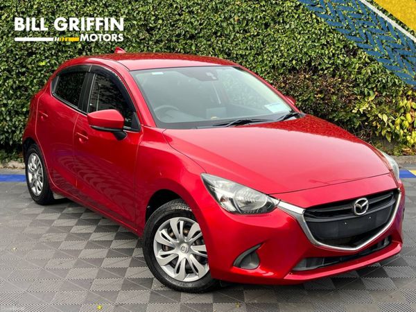 Mazda Demio Hatchback, Petrol, 2017, Red