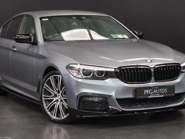 BMW 5-Series Saloon, Petrol Plug-in Hybrid, 2018, Blue