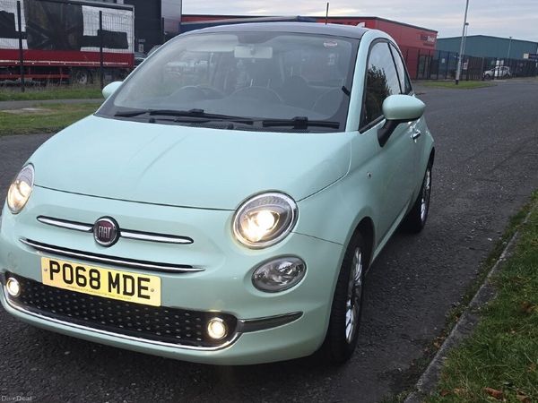 Fiat 500 Hatchback, Petrol, 2018, Green