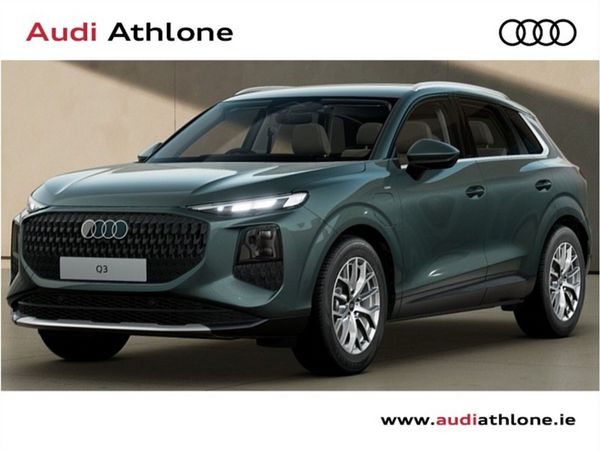 Audi Q3 SUV, Petrol Plug-in Hybrid, 2027, Green