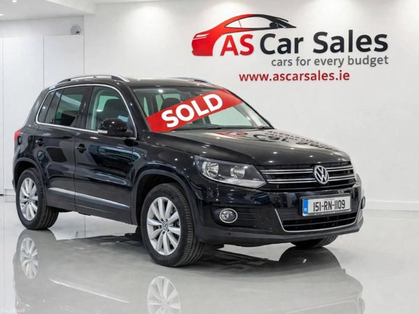 Volkswagen Tiguan SUV, Diesel, 2015, Black