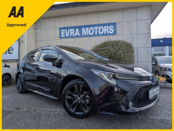 Toyota Corolla Estate, Petrol Hybrid, 2021, Black