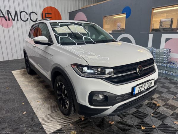 Volkswagen T-Cross SUV, Petrol, 2022, White