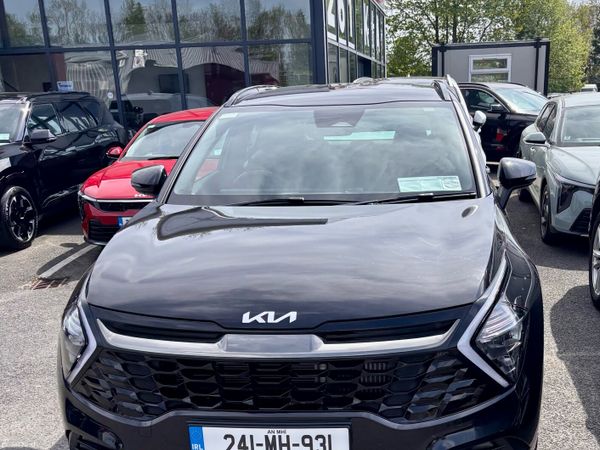 Kia Sportage SUV, Petrol Plug-in Hybrid, 2024, Black