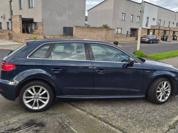 Audi A3 Hatchback, Petrol Plug-in Hybrid, 2016, Blue
