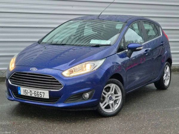 Ford Fiesta Hatchback, Petrol, 2015, Blue