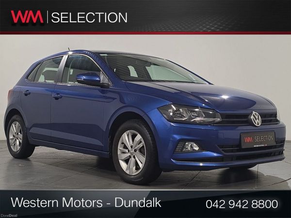 Volkswagen Polo Hatchback, Petrol, 2019, Blue
