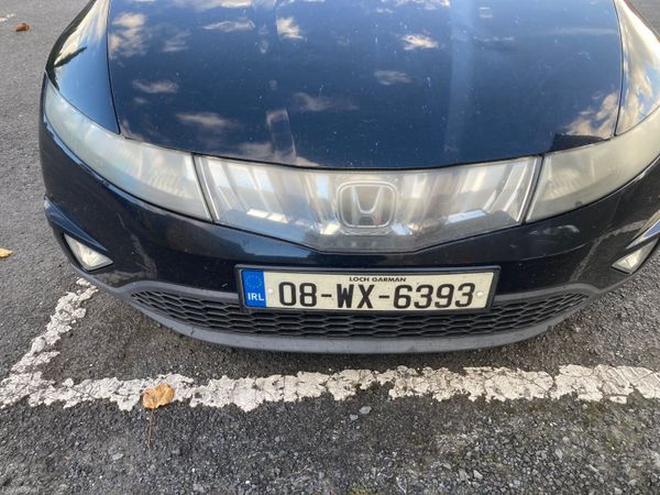 Honda Civic Hatchback, Diesel, 2008, Black