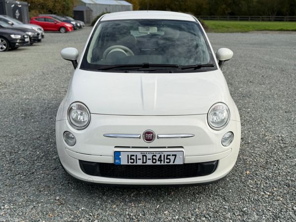 Fiat 500 Hatchback, Petrol, 2015, White