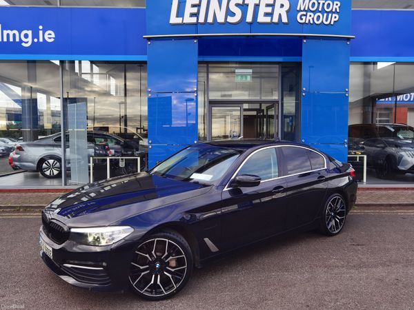 BMW 5-Series Saloon, Petrol Plug-in Hybrid, 2019, Black