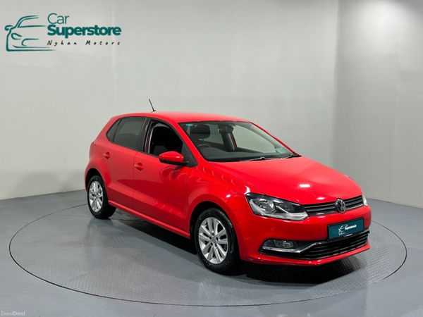 Volkswagen Polo Hatchback, Petrol, 2017, Red