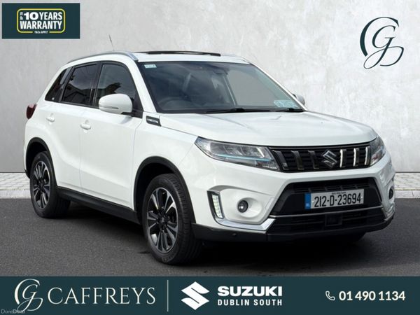 Suzuki Vitara SUV, Petrol Hybrid, 2021, White