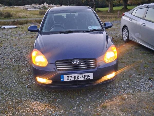 Hyundai Accent Saloon, Petrol, 2007, Blue