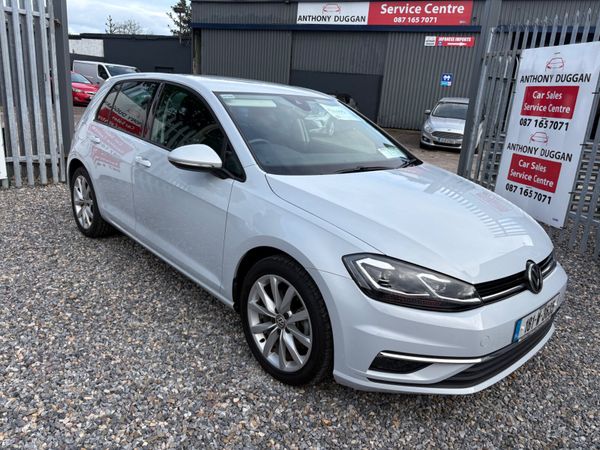 Volkswagen Golf Hatchback, Petrol, 2018, White