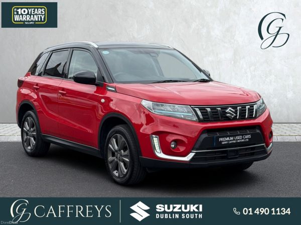 Suzuki Vitara SUV, Petrol Hybrid, 2023, Red