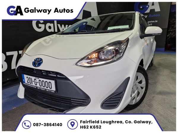 Toyota Aqua Hatchback, Petrol Hybrid, 2020, White