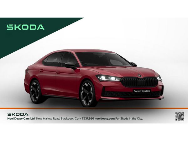 Skoda Superb Hatchback, Petrol Plug-in Hybrid, 2027, Red