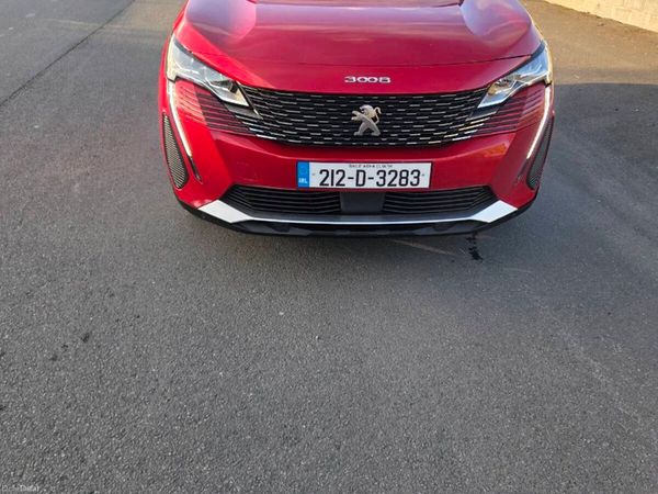 Peugeot 3008 MPV, Petrol Plug-in Hybrid, 2021, Red