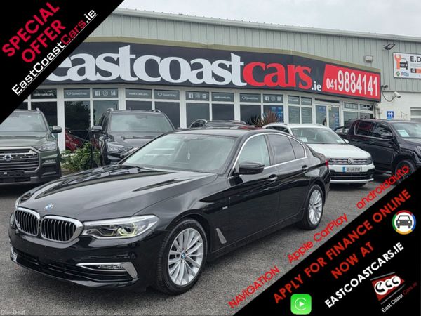 BMW 5-Series Saloon, Diesel, 2017, Black