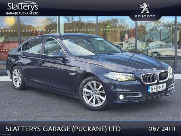BMW 5-Series Saloon, Diesel, 2014, Blue