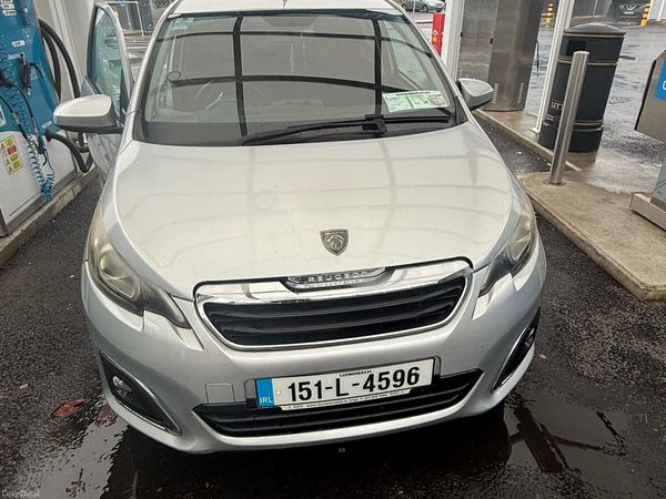 Peugeot 108 Hatchback, Petrol, 2015, Silver