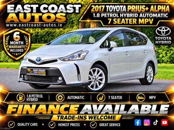 Toyota Prius MPV, Petrol Hybrid, 2017, Silver