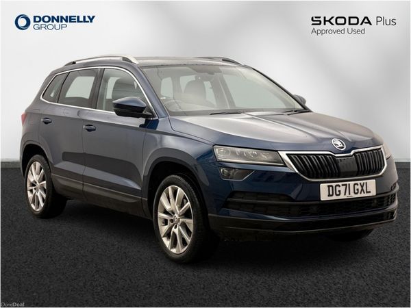 Skoda Karoq Estate, Petrol, 2021, Blue