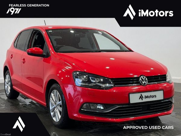 Volkswagen Polo Hatchback, Petrol, 2017, Red