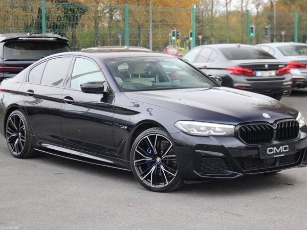 BMW 5-Series Saloon, Petrol Plug-in Hybrid, 2022, Black