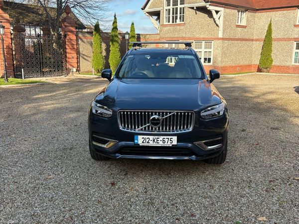 Volvo XC90 SUV, Petrol Plug-in Hybrid, 2021, Blue