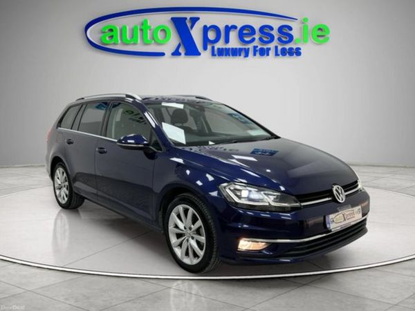 Volkswagen Golf Estate, Petrol, 2019, Blue