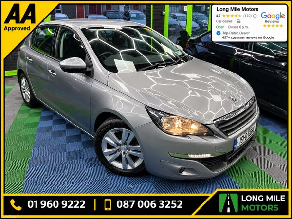 Peugeot 308 Hatchback, Petrol, 2016, Grey