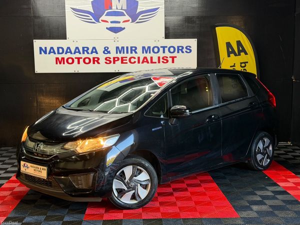 Honda Fit Hatchback, Petrol Hybrid, 2015, Black
