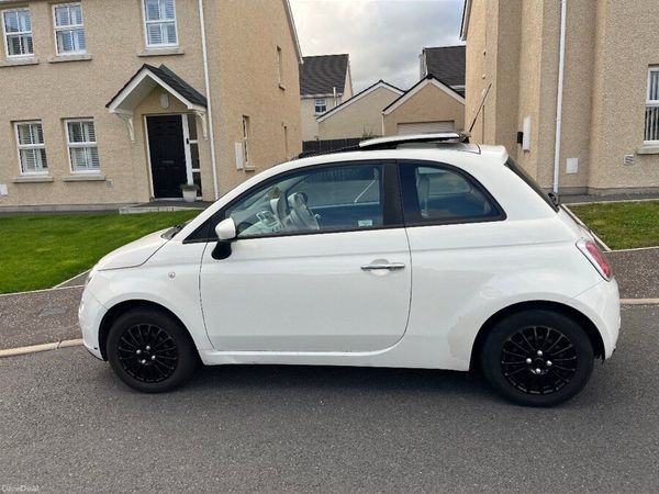 Fiat 500 Hatchback, Petrol, 2009, White